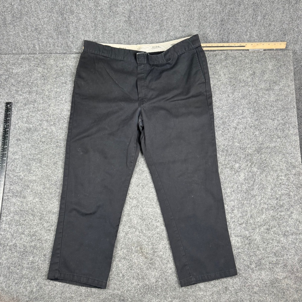 Dickies Work Pants‎ Mens Size 40x27 Black 874 Original Fit Straight Leg Twill